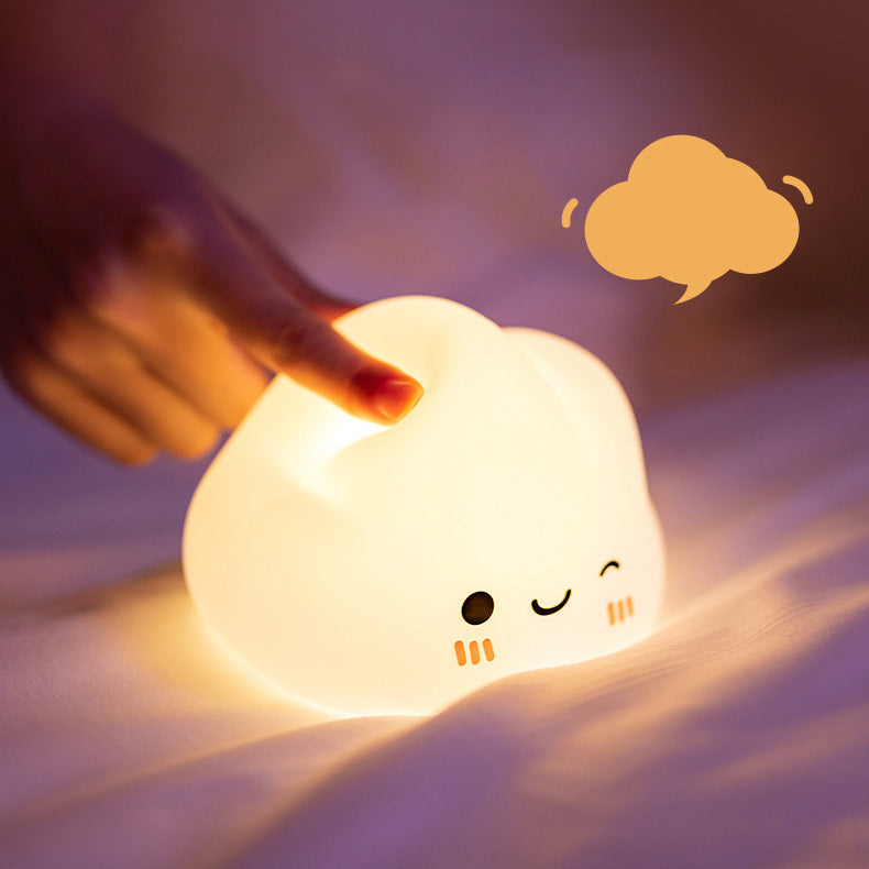 Lächelnde Wolken LED Squishy Nachtlicht Lampe