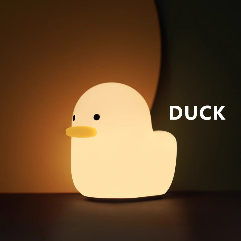 Veilleuse Canard Kawaii Mignon Pat Tap Light Sleep