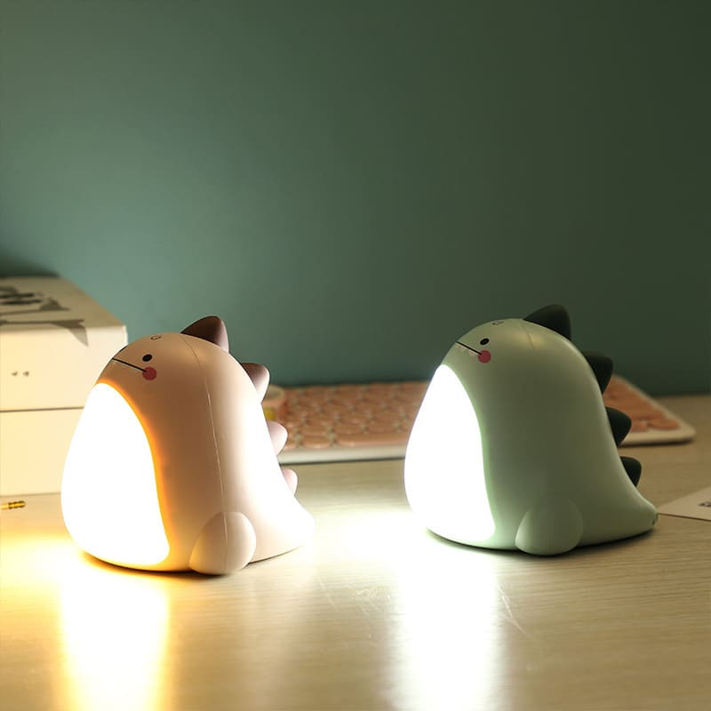 Veilleuse LED tactile Chubby Dino - Cadeau idéal pour les enfants et les filles